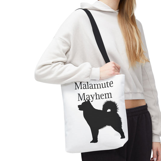 Malamute Mayhem Tote Bag