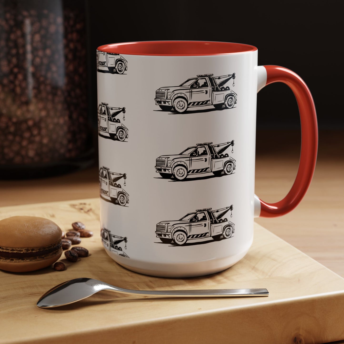 Wheel Lift Tow Truck 2-Tone Coffee Mug