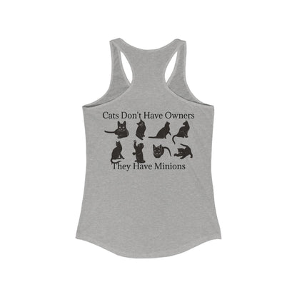 Cat Minions Women's Racerback Tank