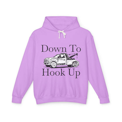 Down To Hook Up Unisex Lightweight Hoodie