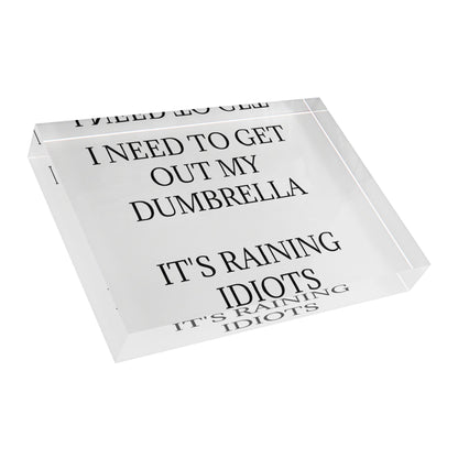 Dumbrella Acrylic Photo Block