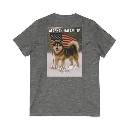 All-American Breed Unisex Short Sleeve V-Neck Tee