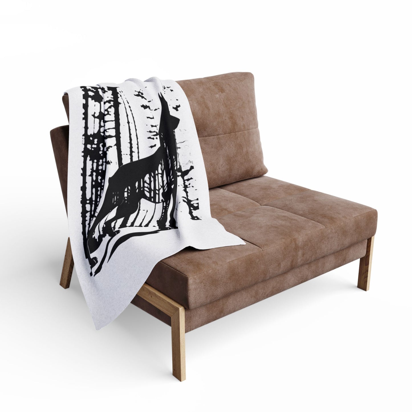 Guardian Of The Forest Arctic Fleece Blanket