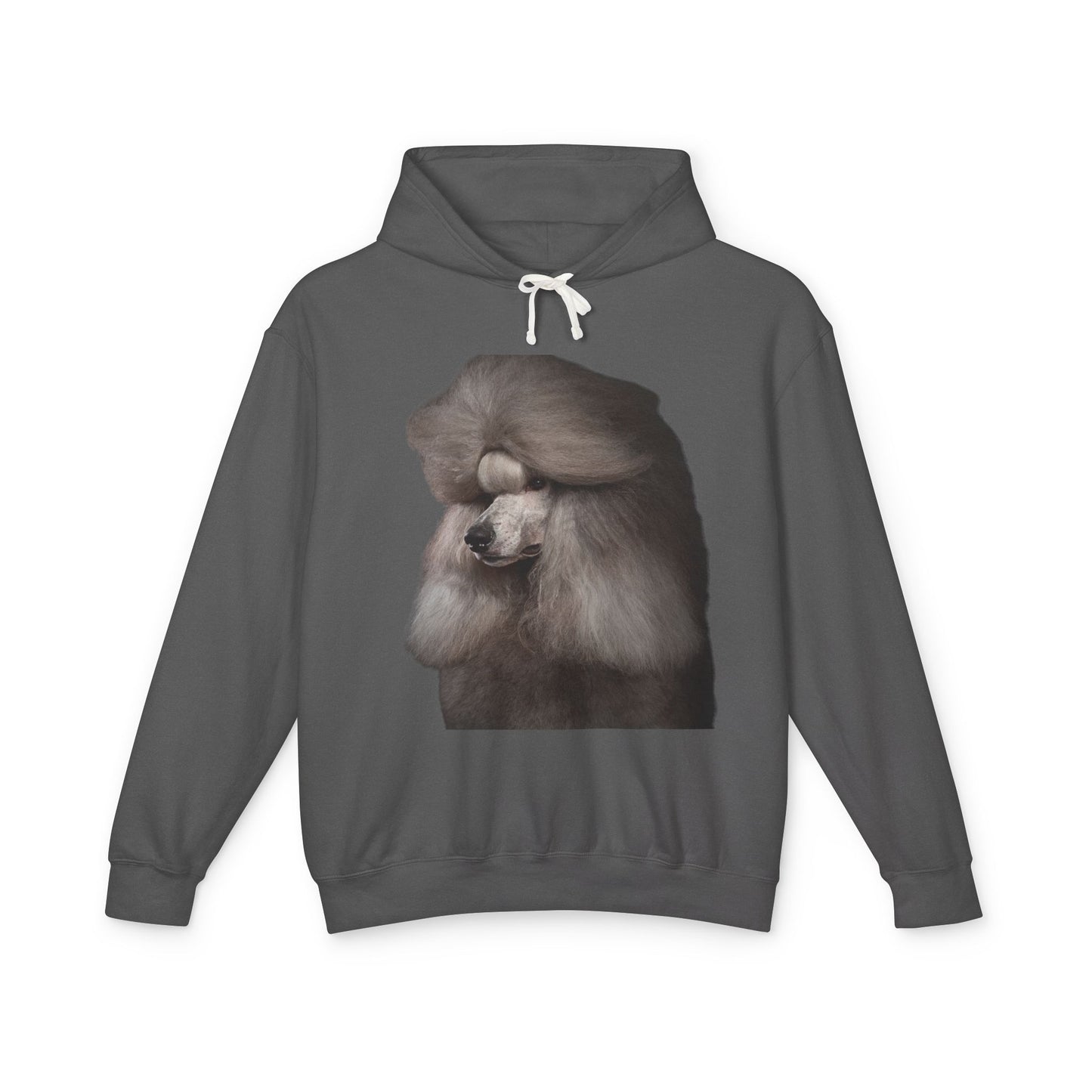 Poodle Head Unisex Lightweight Hoodie