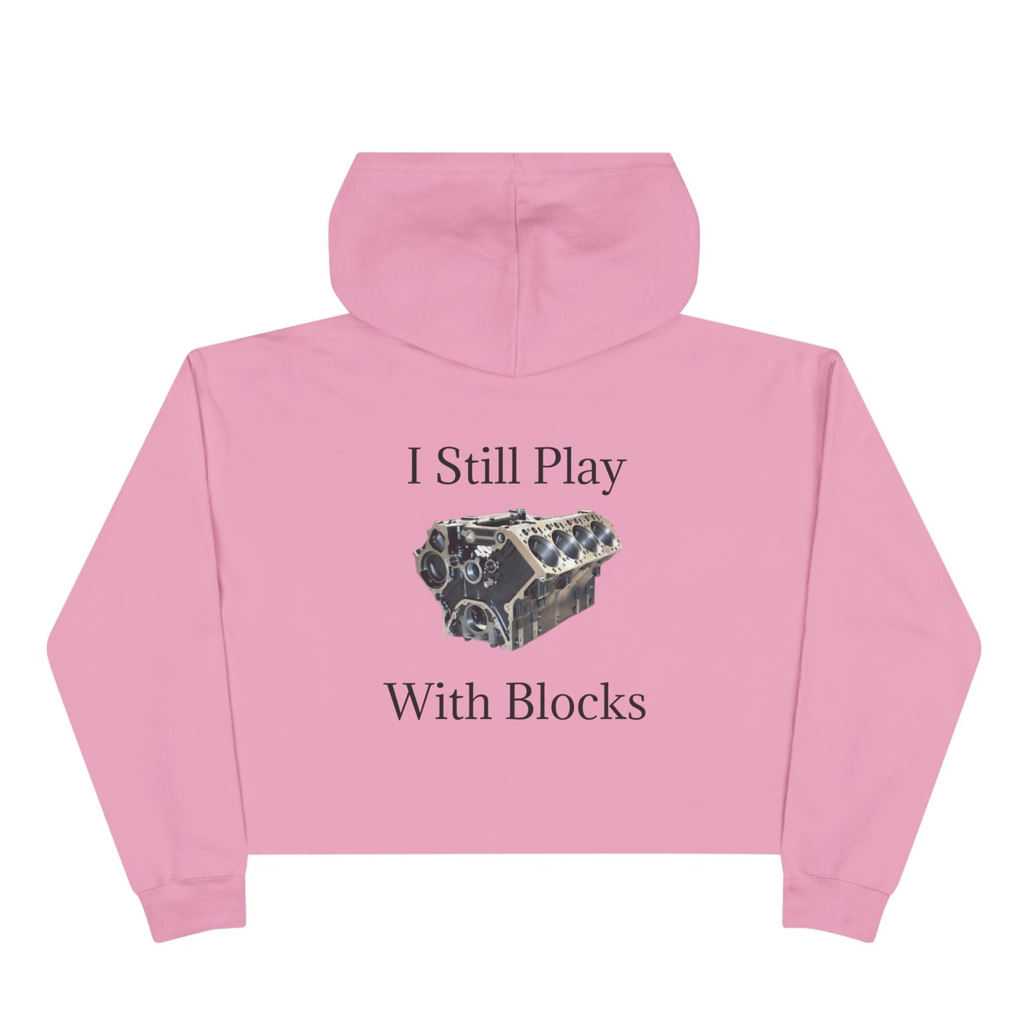 Play With Blocks Women's Crop Hoodie