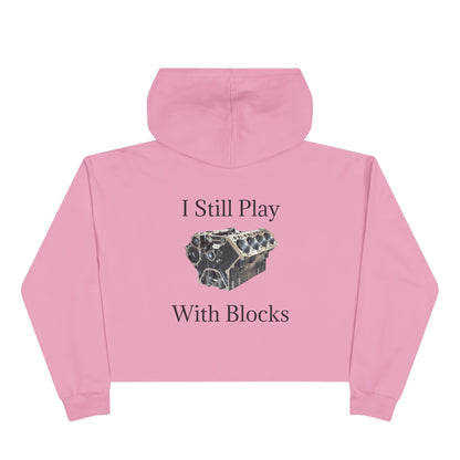 Play With Blocks Women's Crop Hoodie