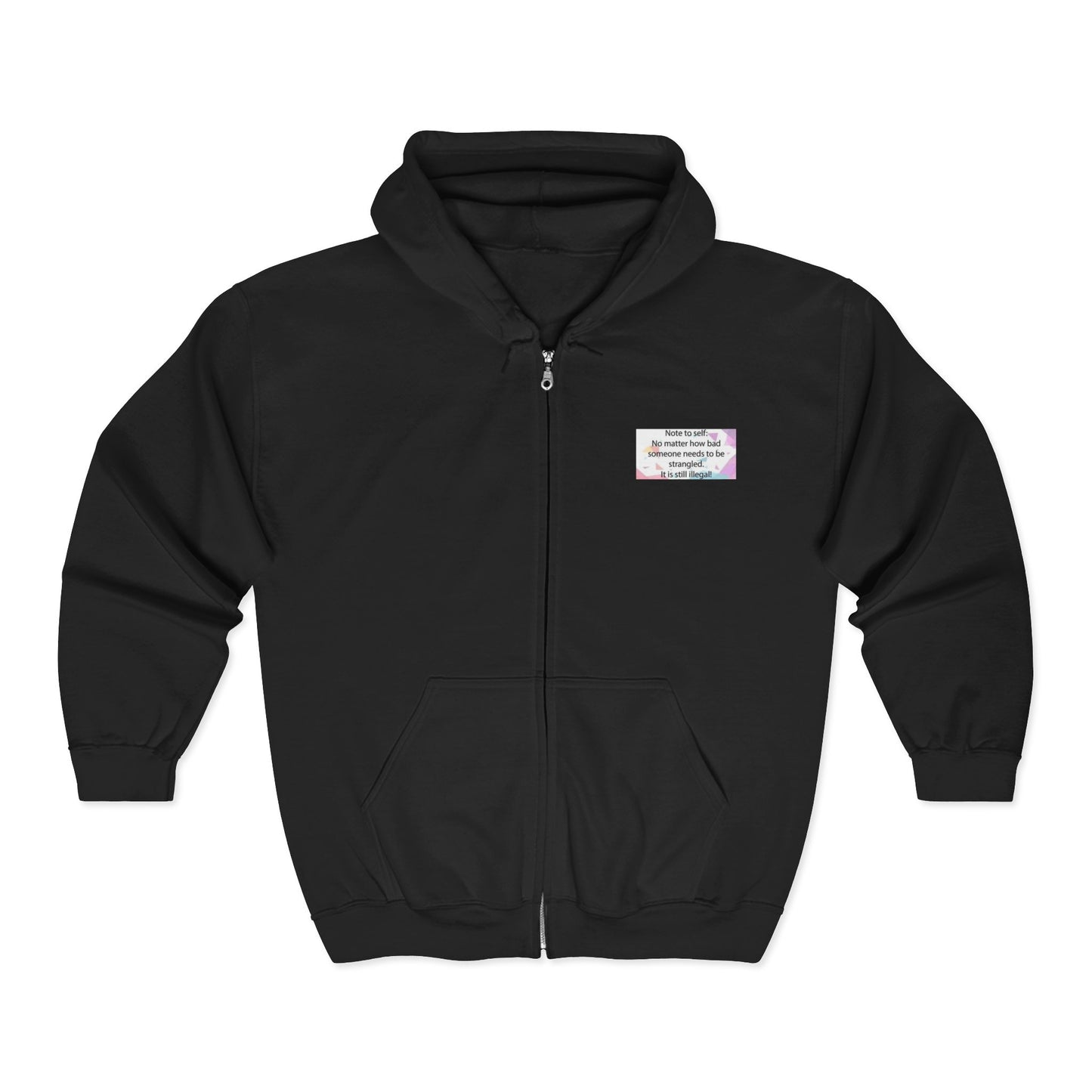 Note to Self Unisex Full Zip Hoodie