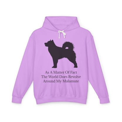 Matter Of Fact Malamute Unisex Lightweight Hoodie