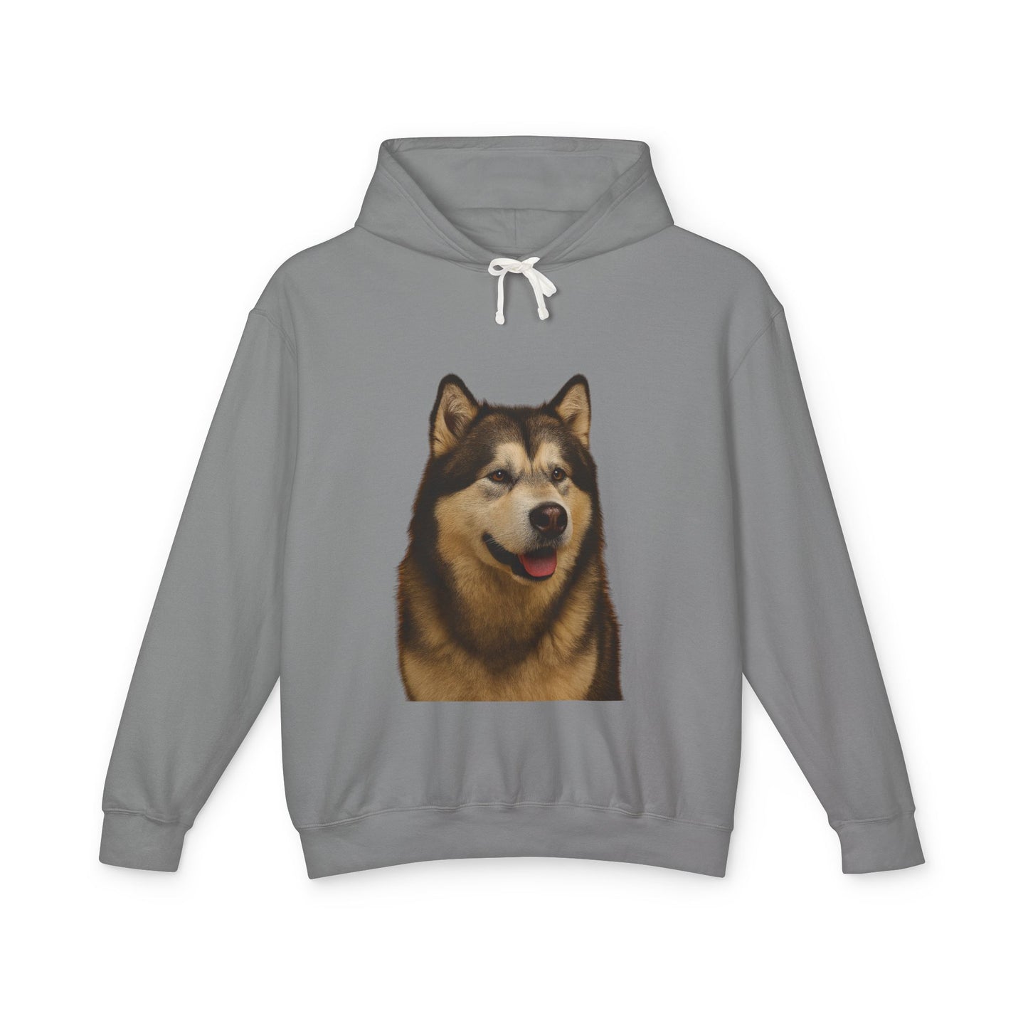 Malamute Head Unisex Lightweight Hoodie