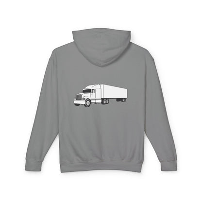 Semi Truck Unisex Lightweight Hoodie