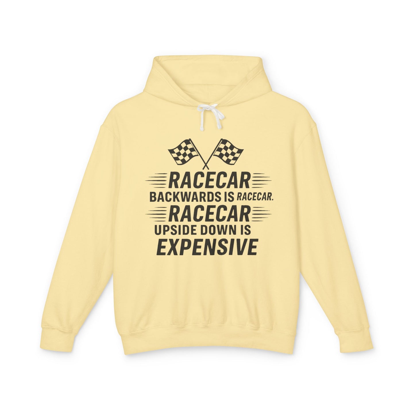 Racecar Backwards Unisex Lightweight Hoodie