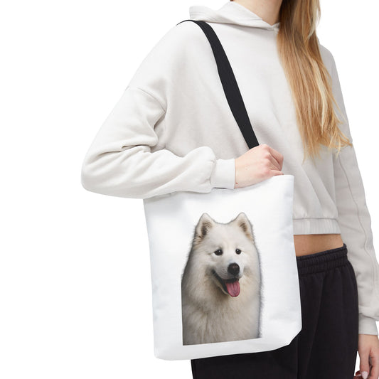 Samoyed Head Tote Bag