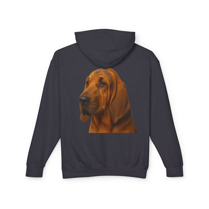 Bloodhound Head Unisex Lightweight Hoodie