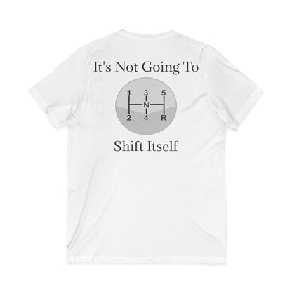 Shift Itself Unisex Short Sleeve V-Neck Tee