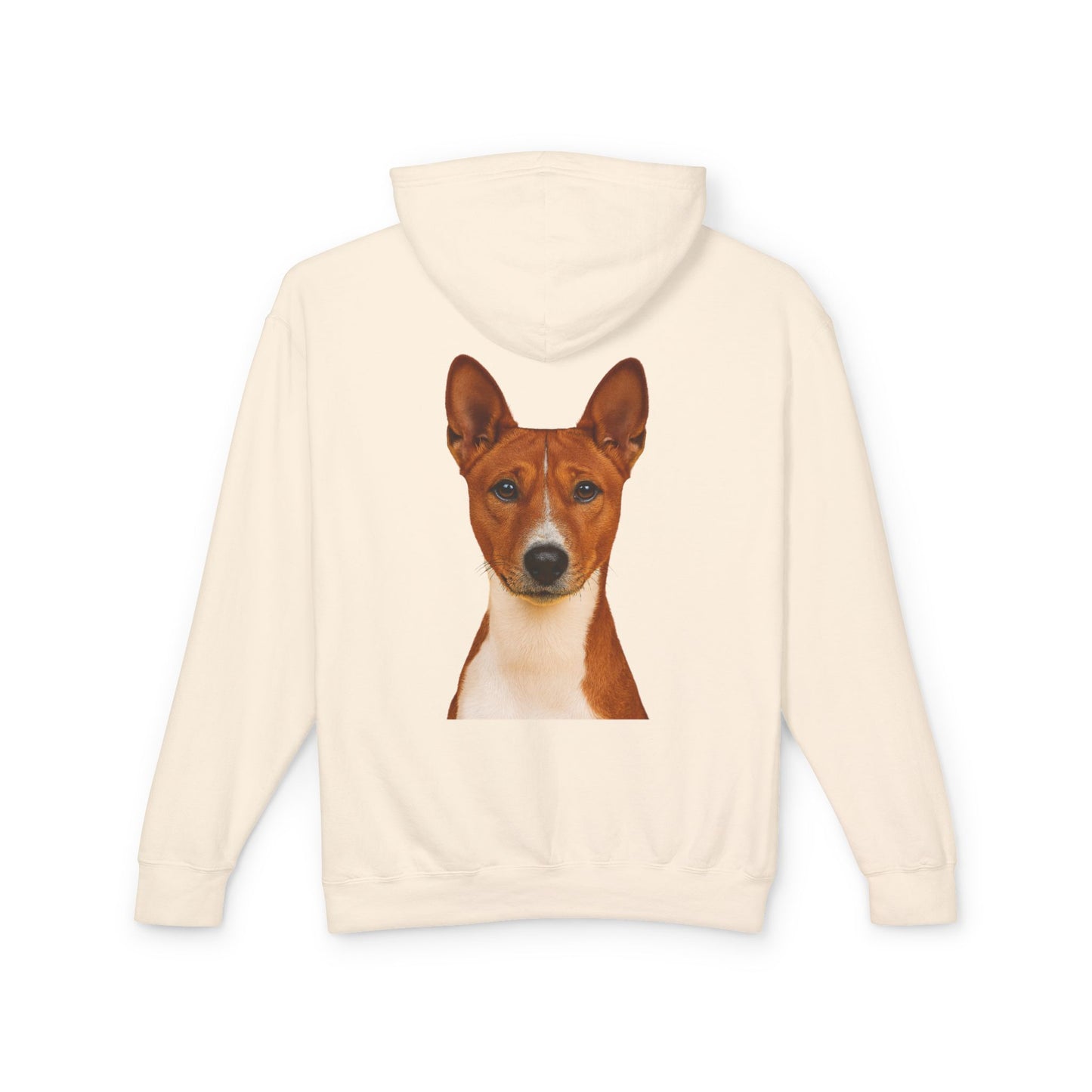 Basenji Head Unisex Lightweight Hoodie