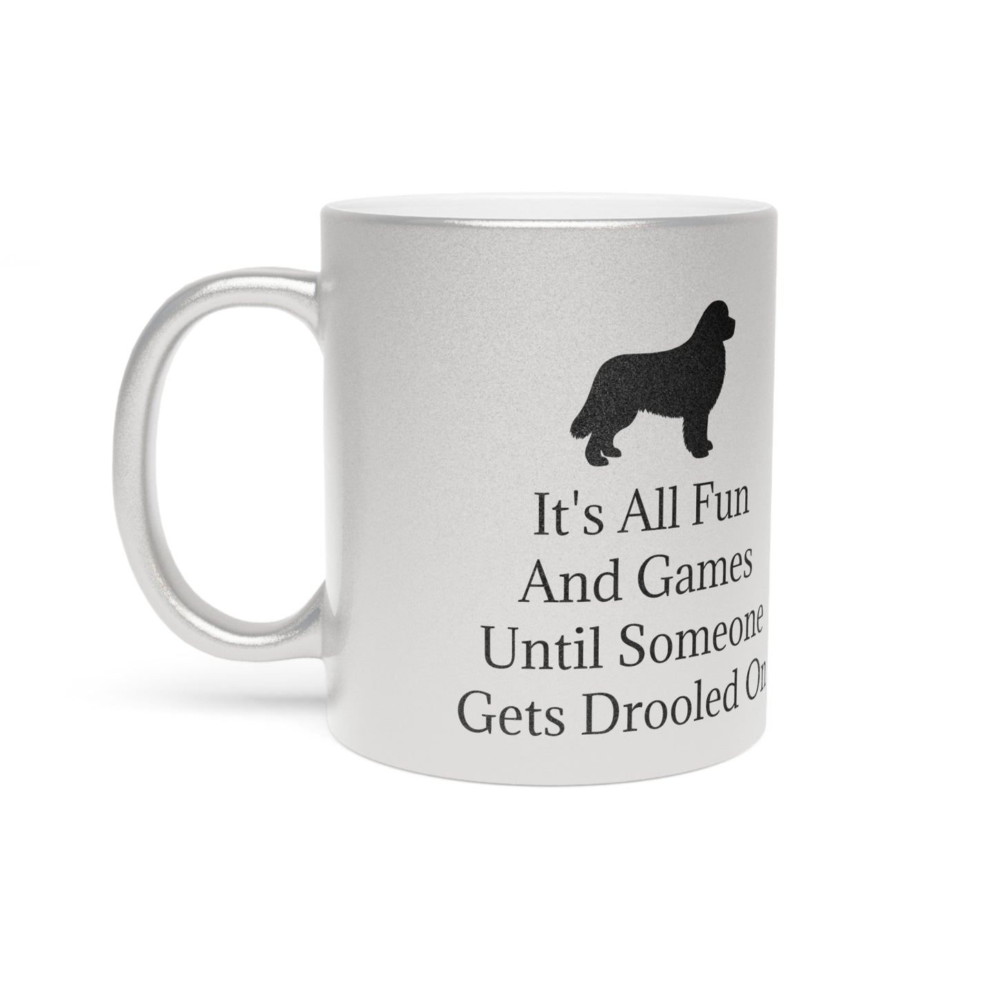 Fun And Games Metallic Coffee Mug