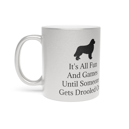 Fun And Games Metallic Coffee Mug