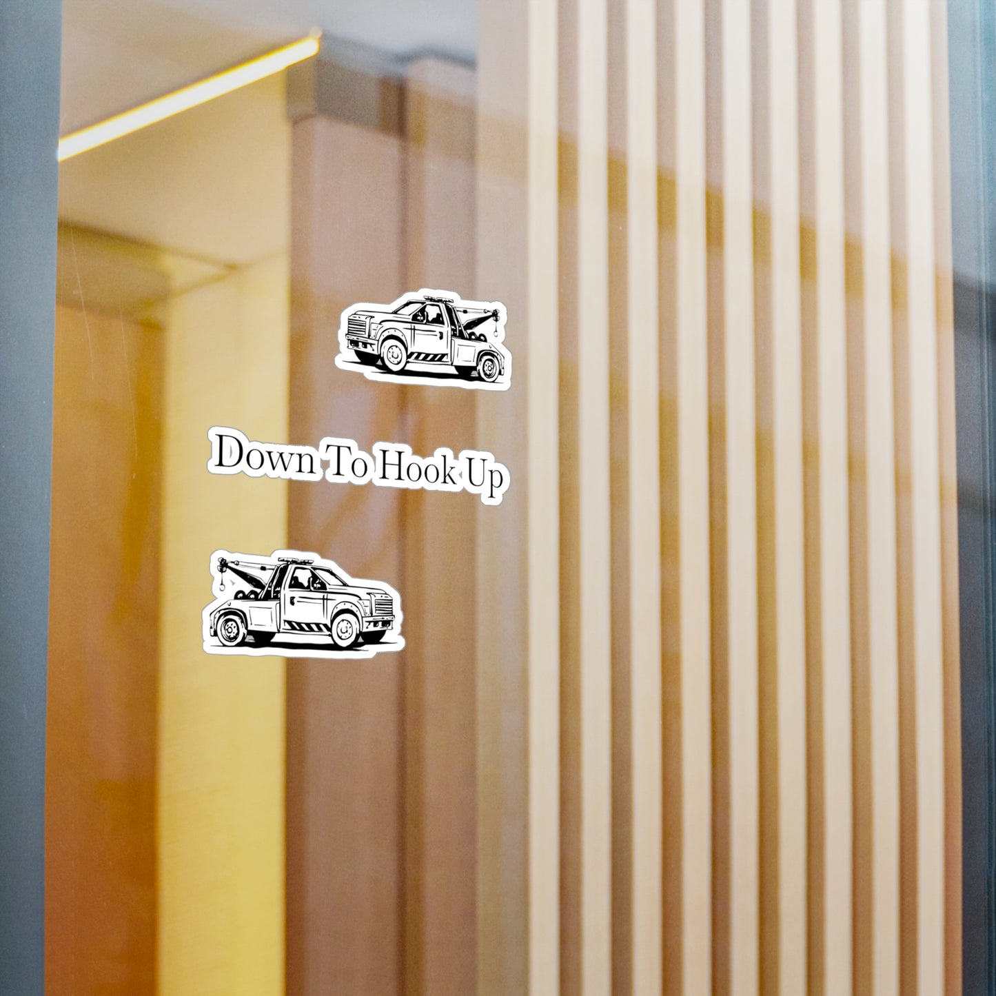 Down To Hook Up Vinyl Decal