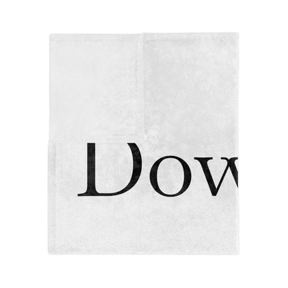 Down To Hook Up Velveteen Microfiber Blanket