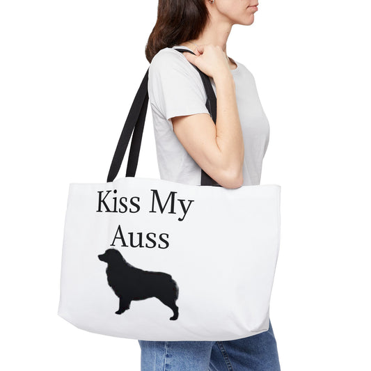 Kiss My Auss Weekender Tote Bag