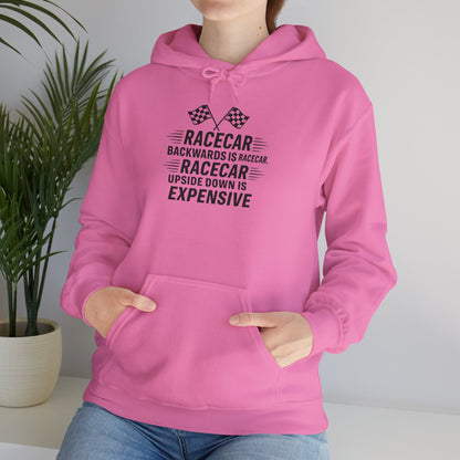 Racecar Backwards Unisex Hoodie