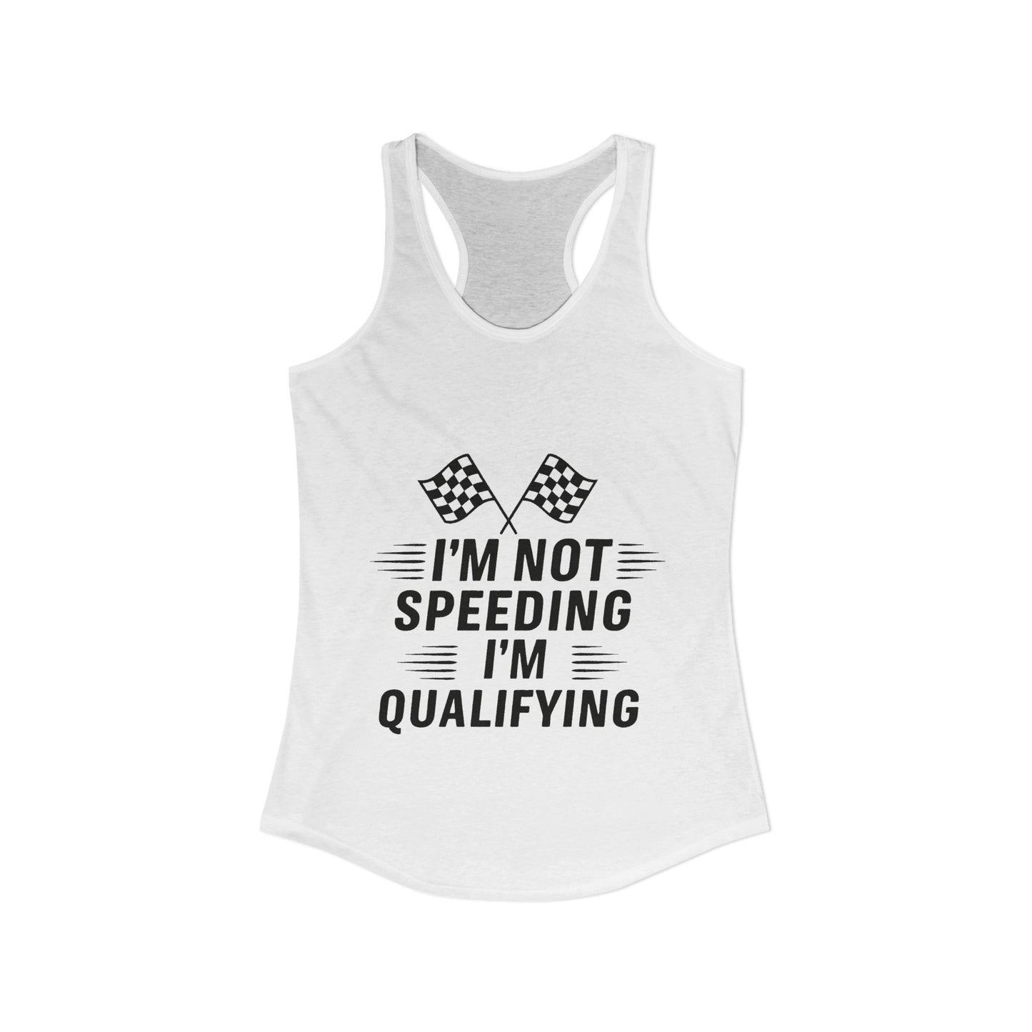 I'm Qualifying Women's Racerback Tank