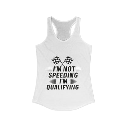 I'm Qualifying Women's Racerback Tank
