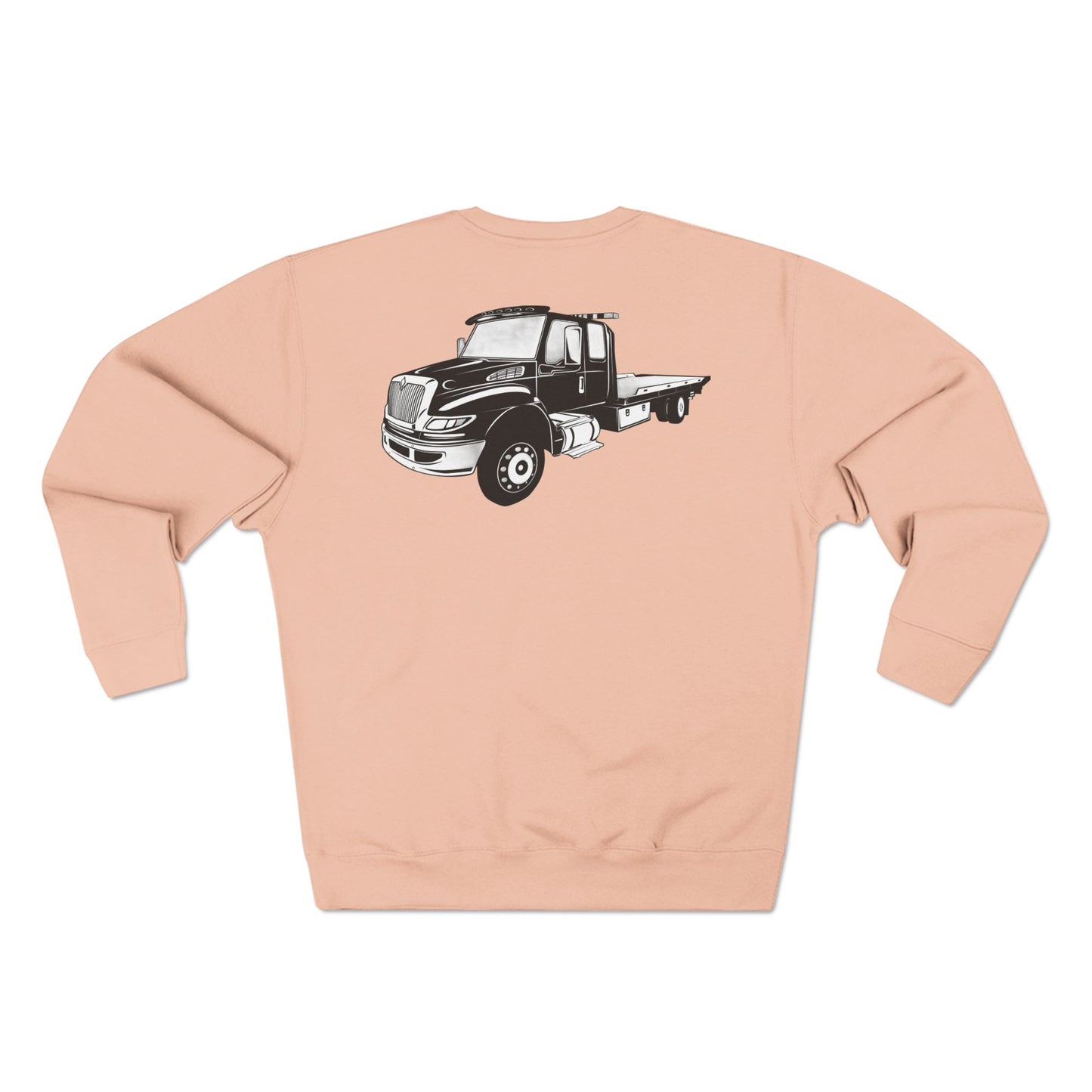Flatbed Tow Truck Unisex Crewneck Sweatshirt