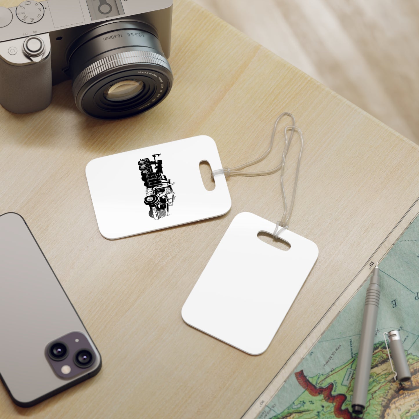 Heavy Tow Truck Luggage Tag