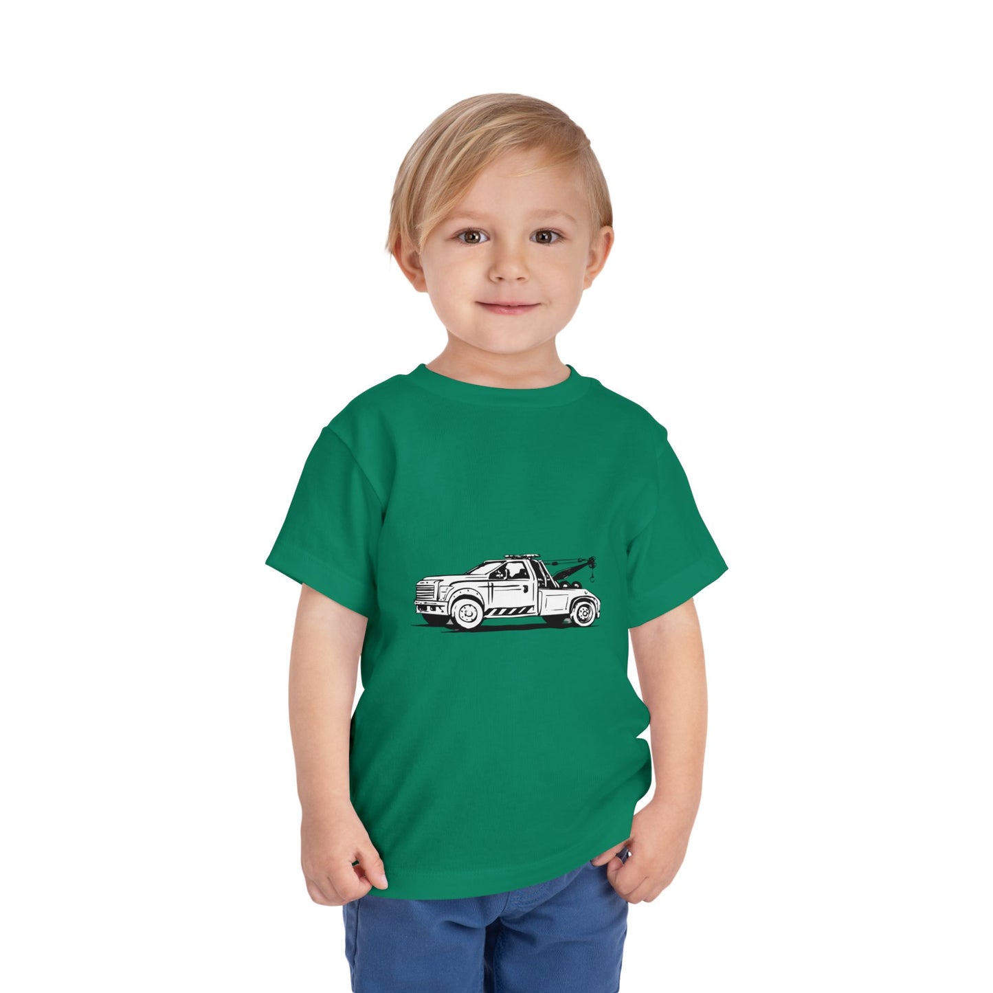 Wheel Lift Tow Truck Toddler Unisex Short Sleeve Crewneck Tee