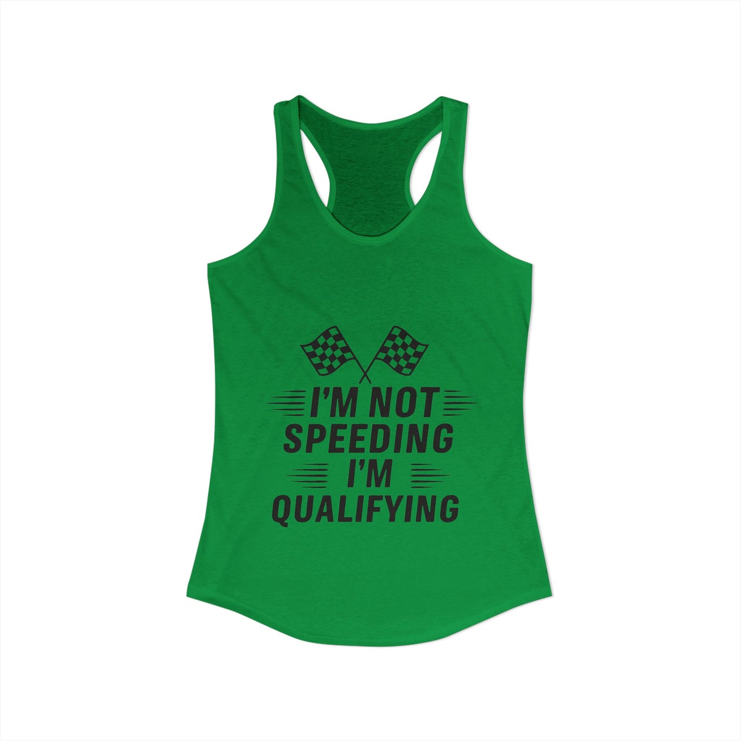 I'm Qualifying Women's Racerback Tank