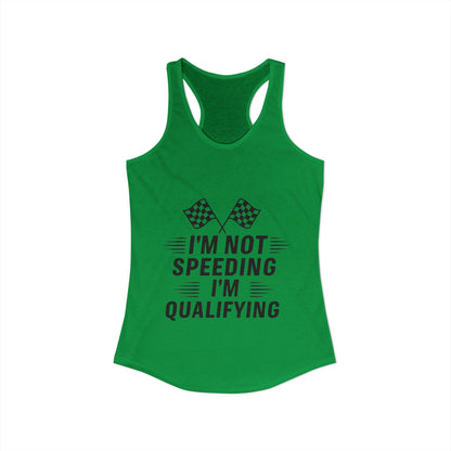 I'm Qualifying Women's Racerback Tank