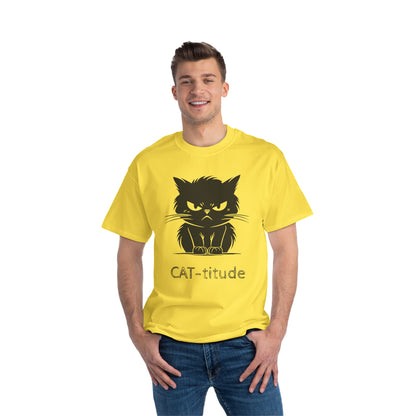 CAT-titude Men's Short-Sleeve Crewneck Tee