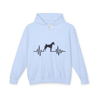 My Heart Beats For Basenjis Unisex Lightweight Hoodie