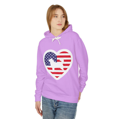 Malamute Flag Unisex Lightweight Hoodie