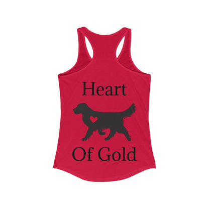 Heart Of Gold Women's Racerback Tank
