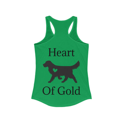 Heart Of Gold Women's Racerback Tank