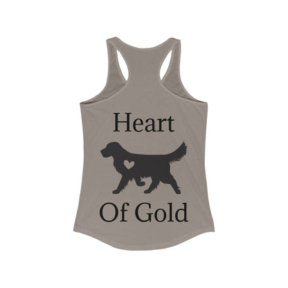 Heart Of Gold Women's Racerback Tank