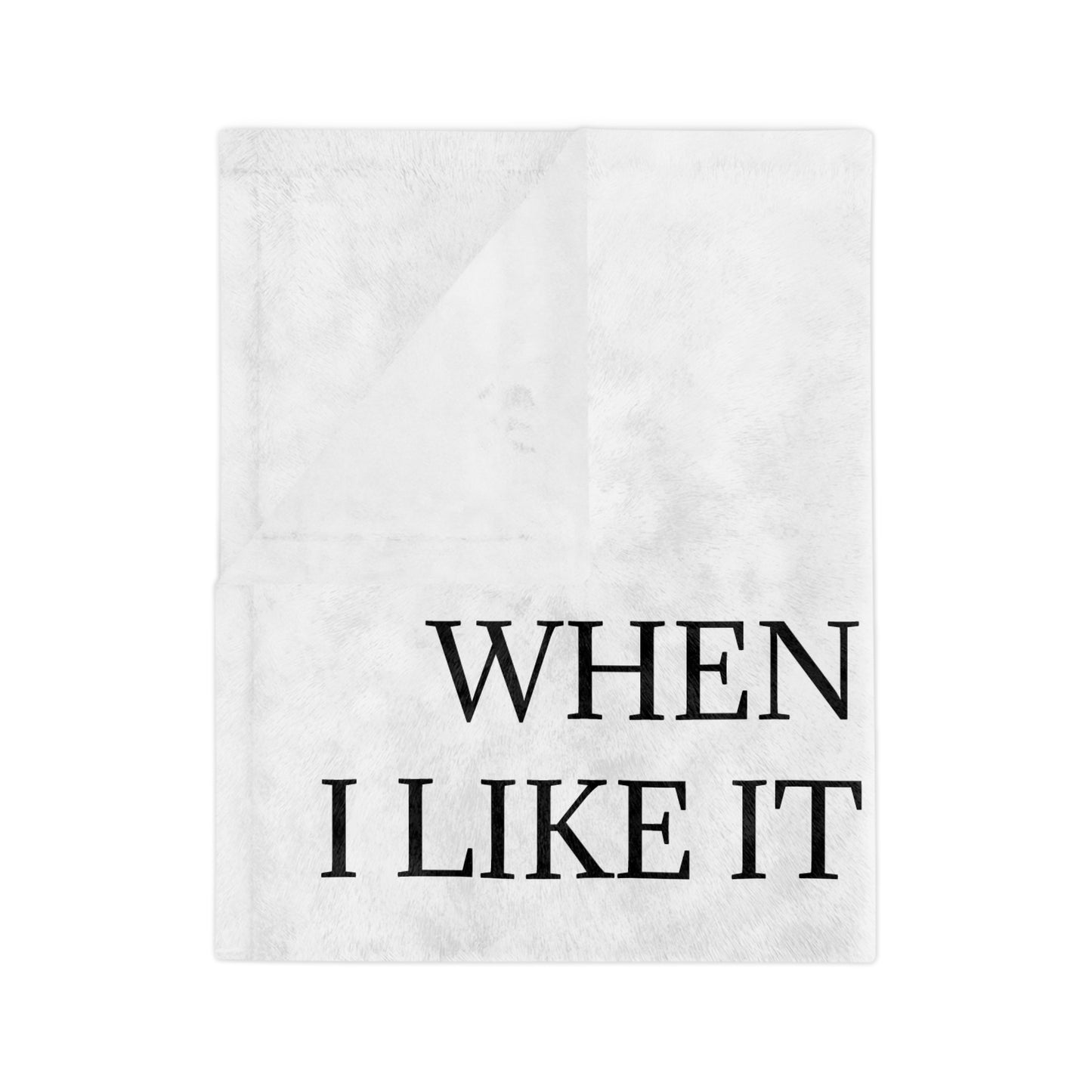 Like It Rough Velveteen Microfiber Blanket