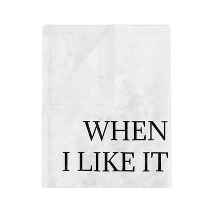 Like It Rough Velveteen Microfiber Blanket