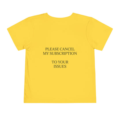 Cancel My Subscription Unisex Short Sleeve Crewneck Tee