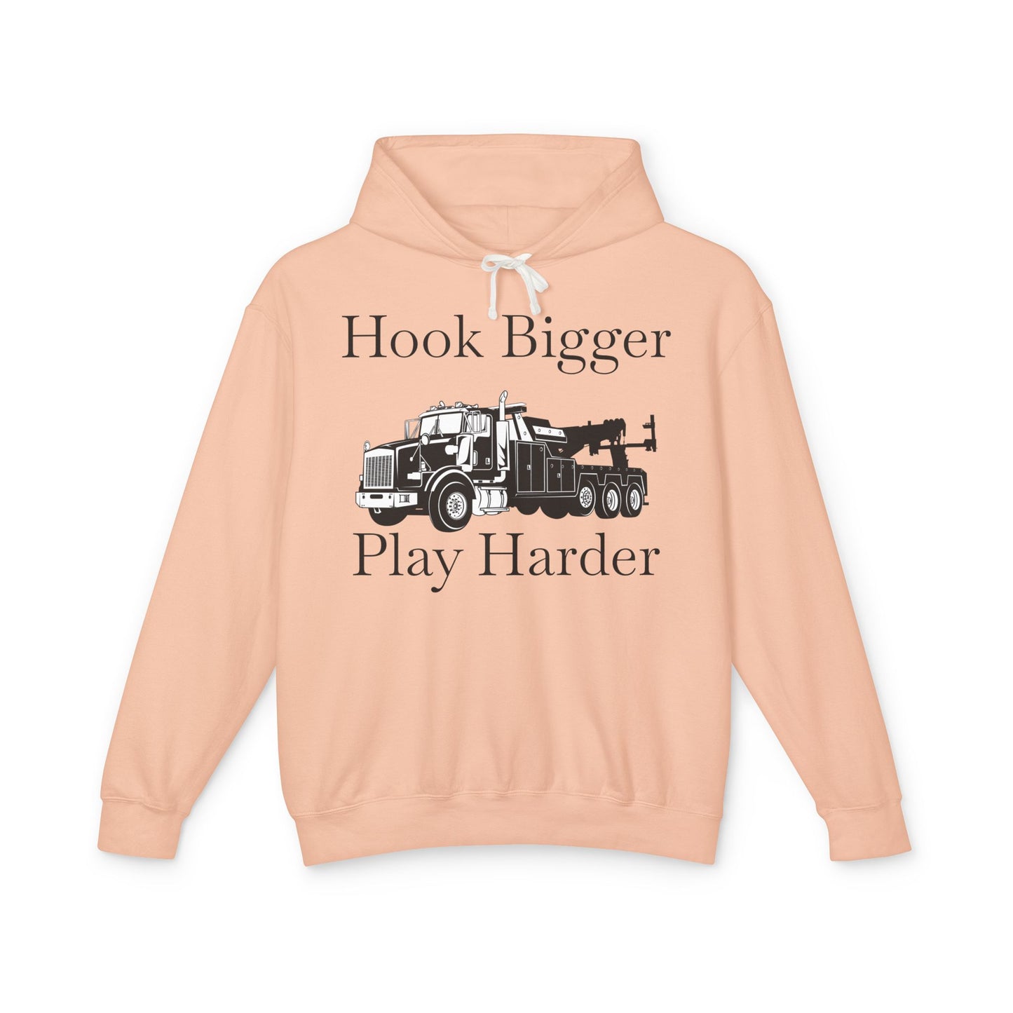 Hook Bigger Heavy Tow Truck Unisex Lightweight Hoodie