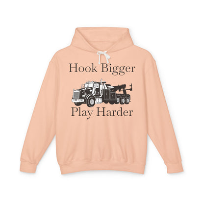 Hook Bigger Heavy Tow Truck Unisex Lightweight Hoodie