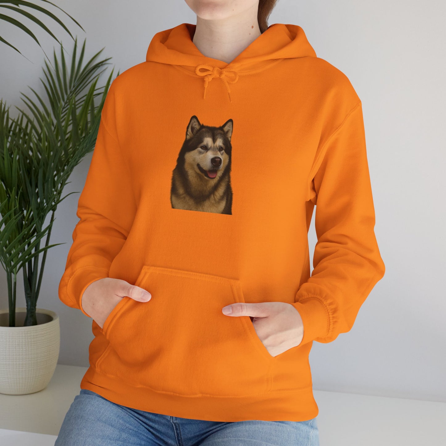 Malamute Head Unisex Hoodie