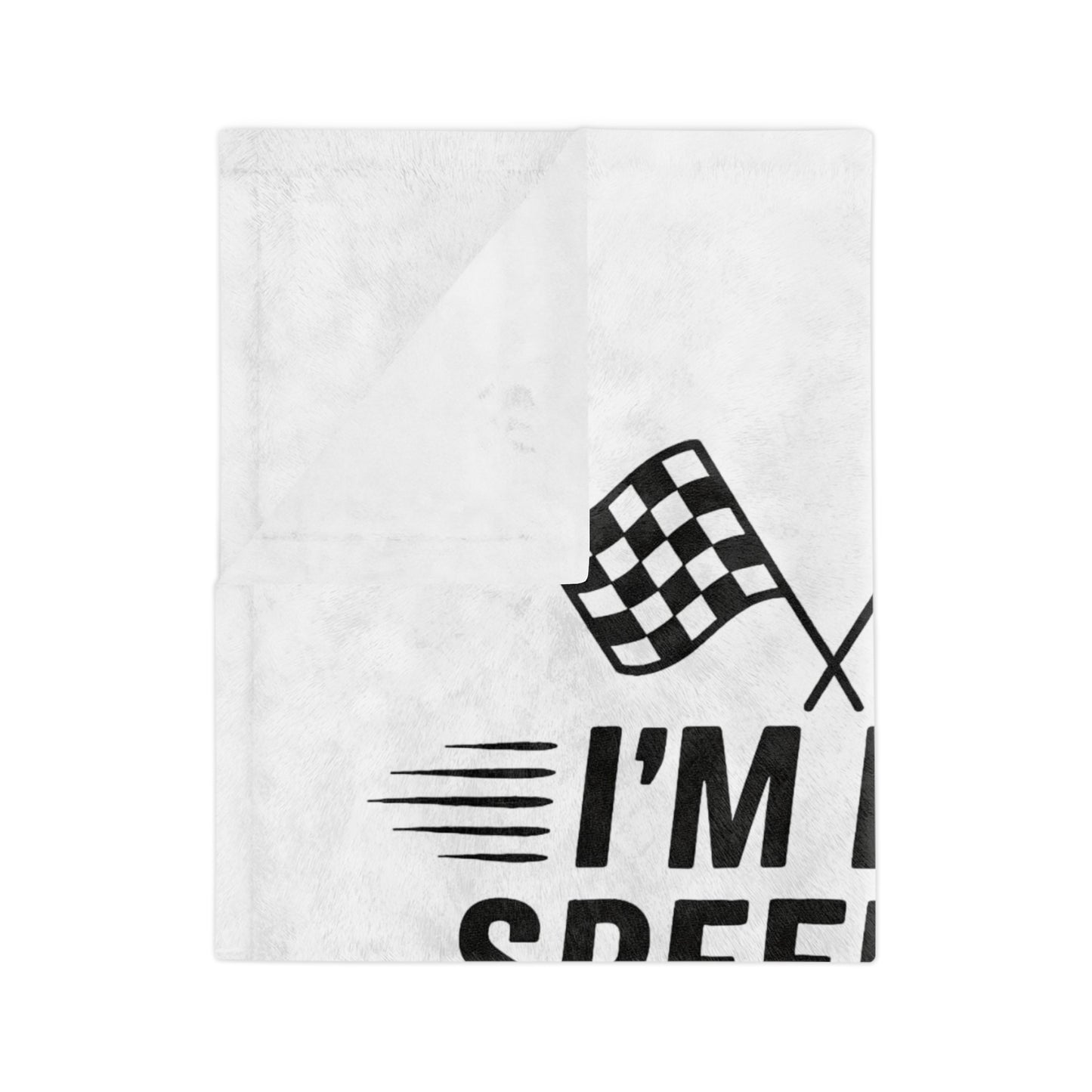 I"m Qualifying Velveteen Microfiber Blanket