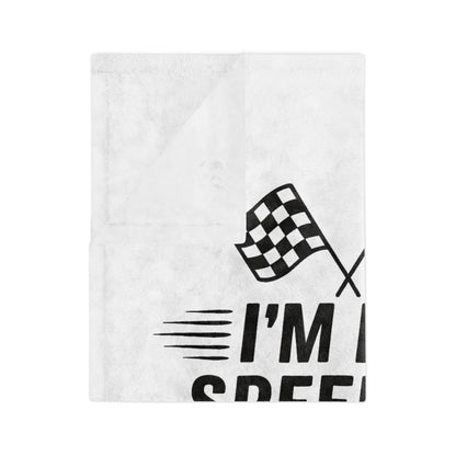 I"m Qualifying Velveteen Microfiber Blanket