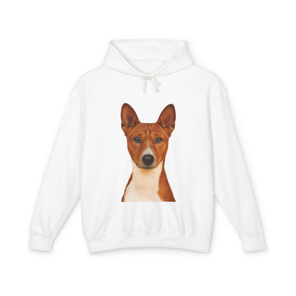 Basenji Head Unisex Lightweight Hoodie