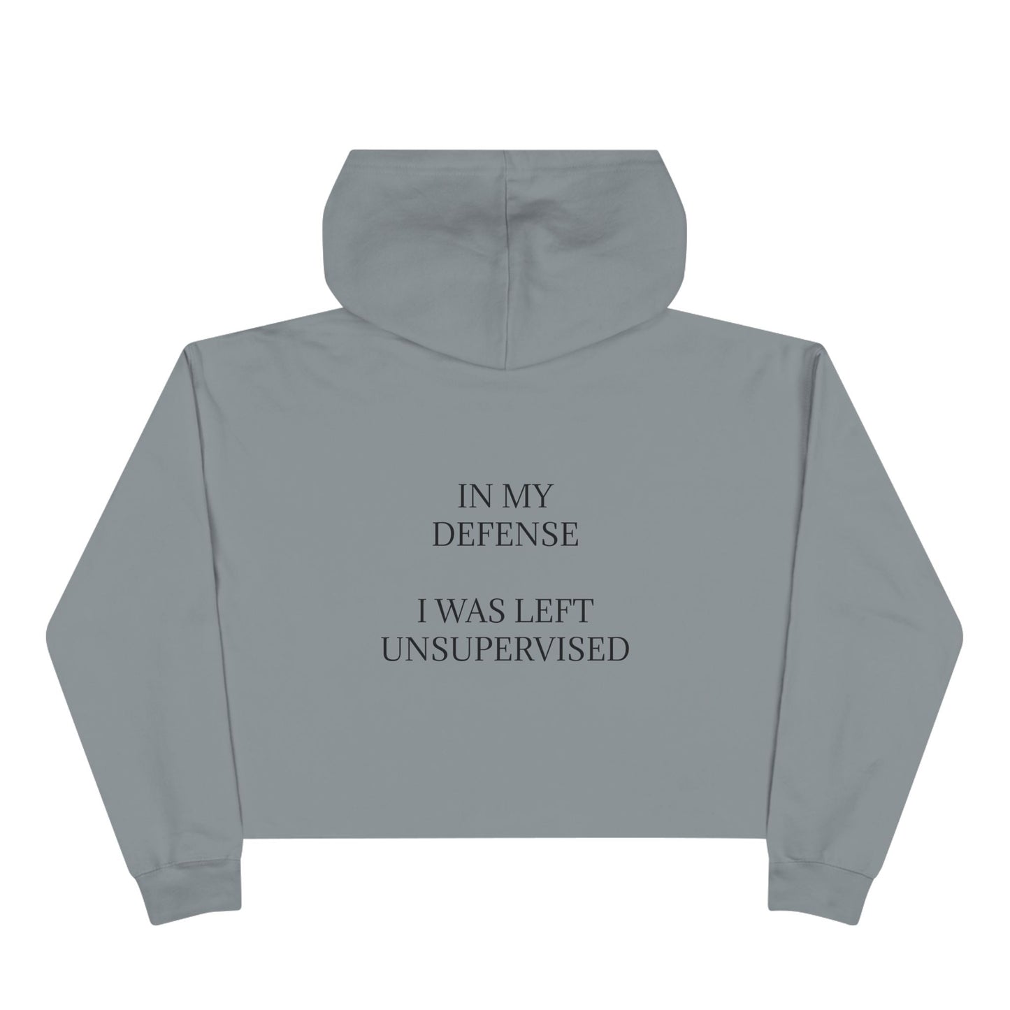 Unsupervised Women's Crop Hoodie