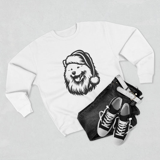 Santa Paws Samoyed Unisex Crewneck Sweatshirt