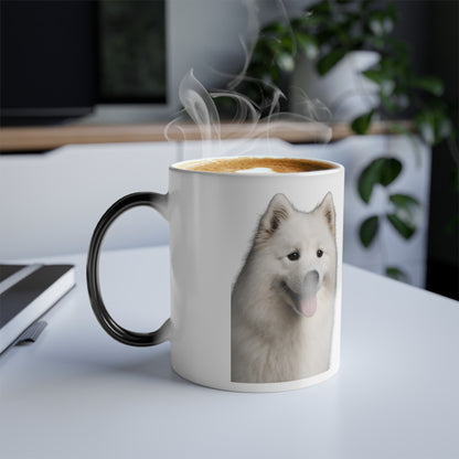 Samoyed Head Color Changing Mug